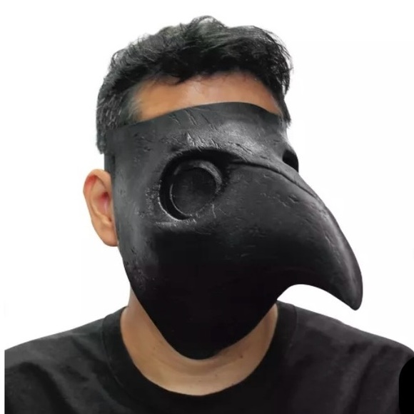 HALLOWEEN Plague Doctor Half Mask! - Picture 6 of 7